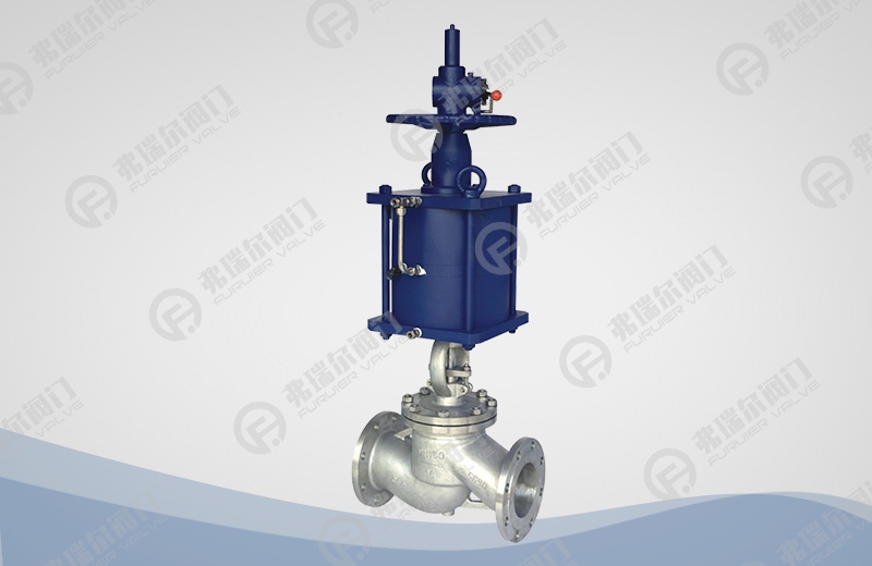 气动法兰截止阀