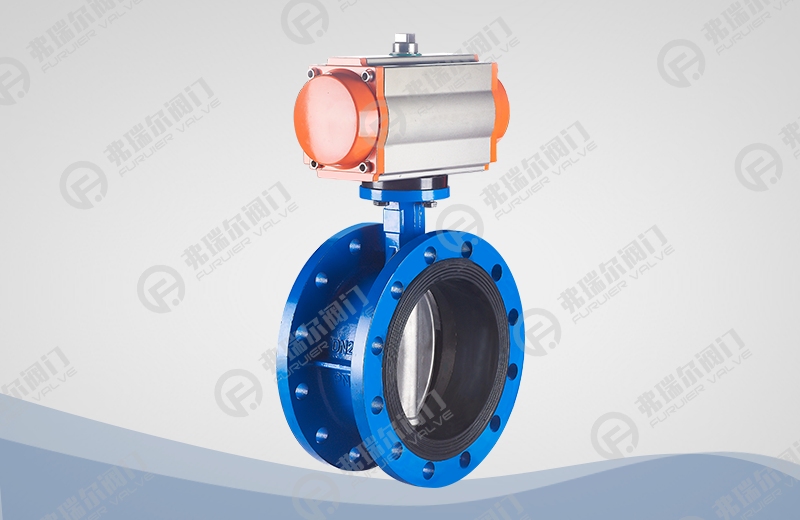 气动法兰中线蝶阀