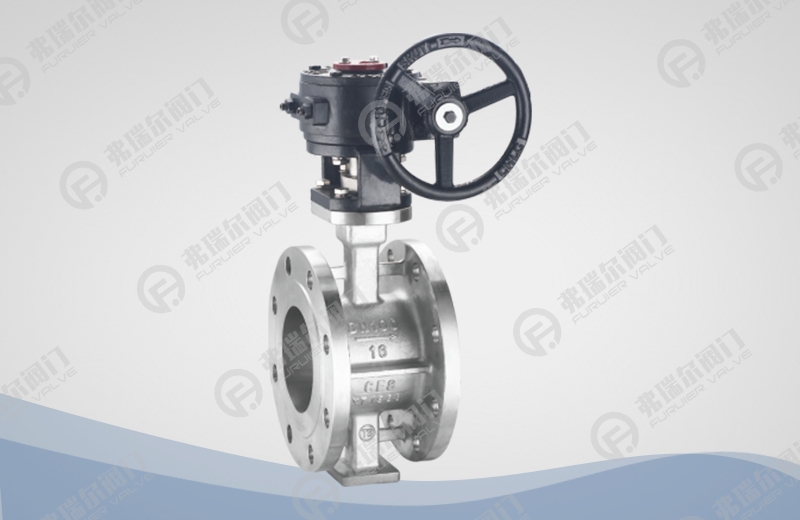 蜗轮不锈钢法兰式蝶阀